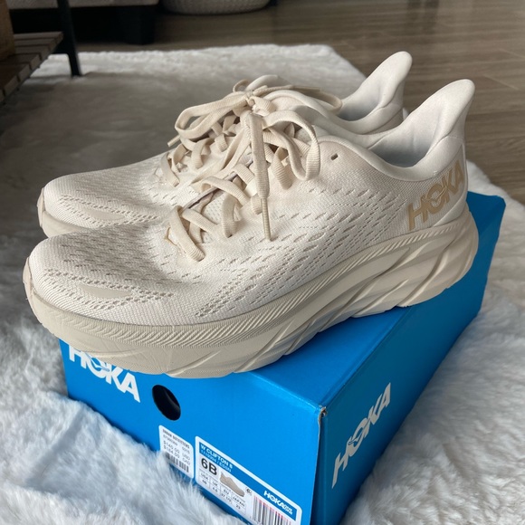 Hoka Shoes Hoka Clifton 8 Eggnog Poshmark